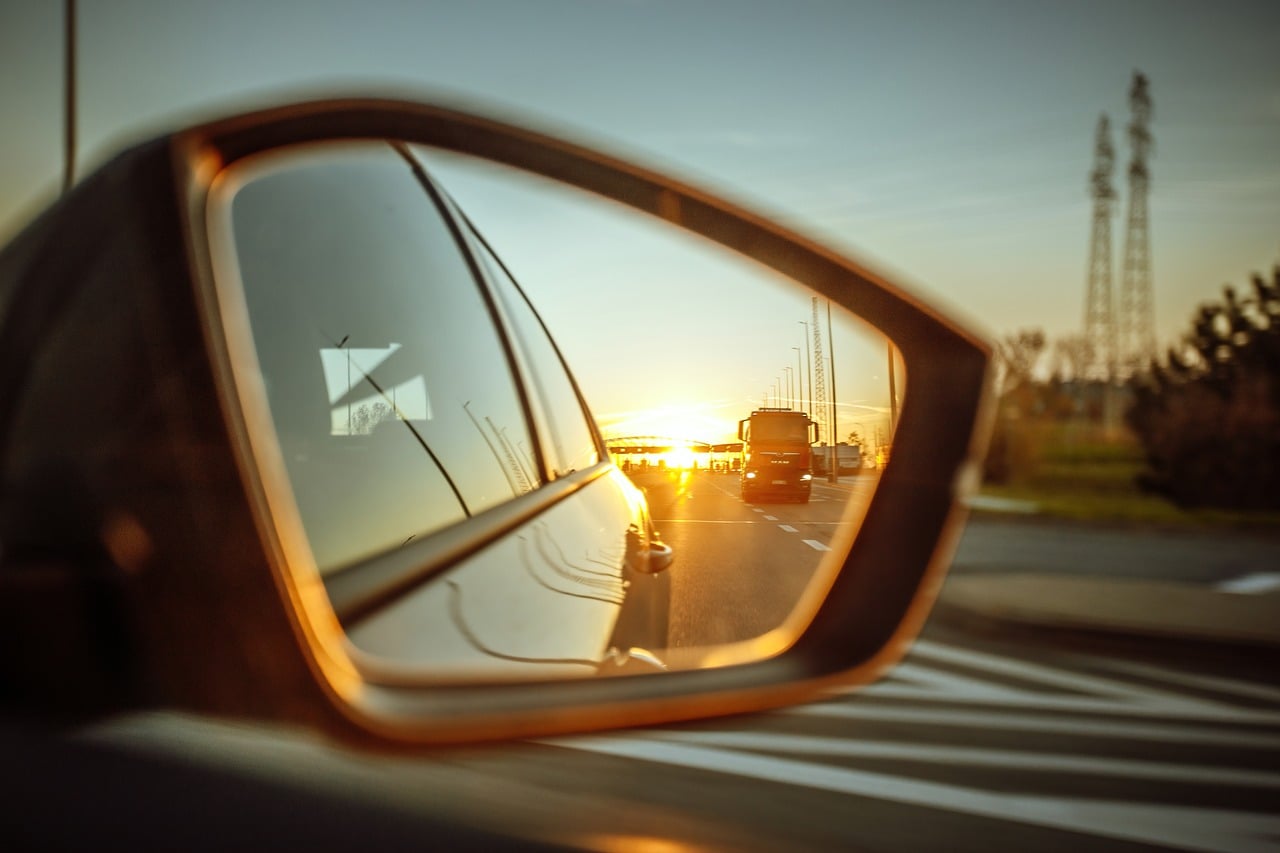 Escena de un accidente automovilistico