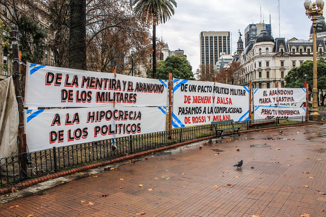Manifestación política peronismo