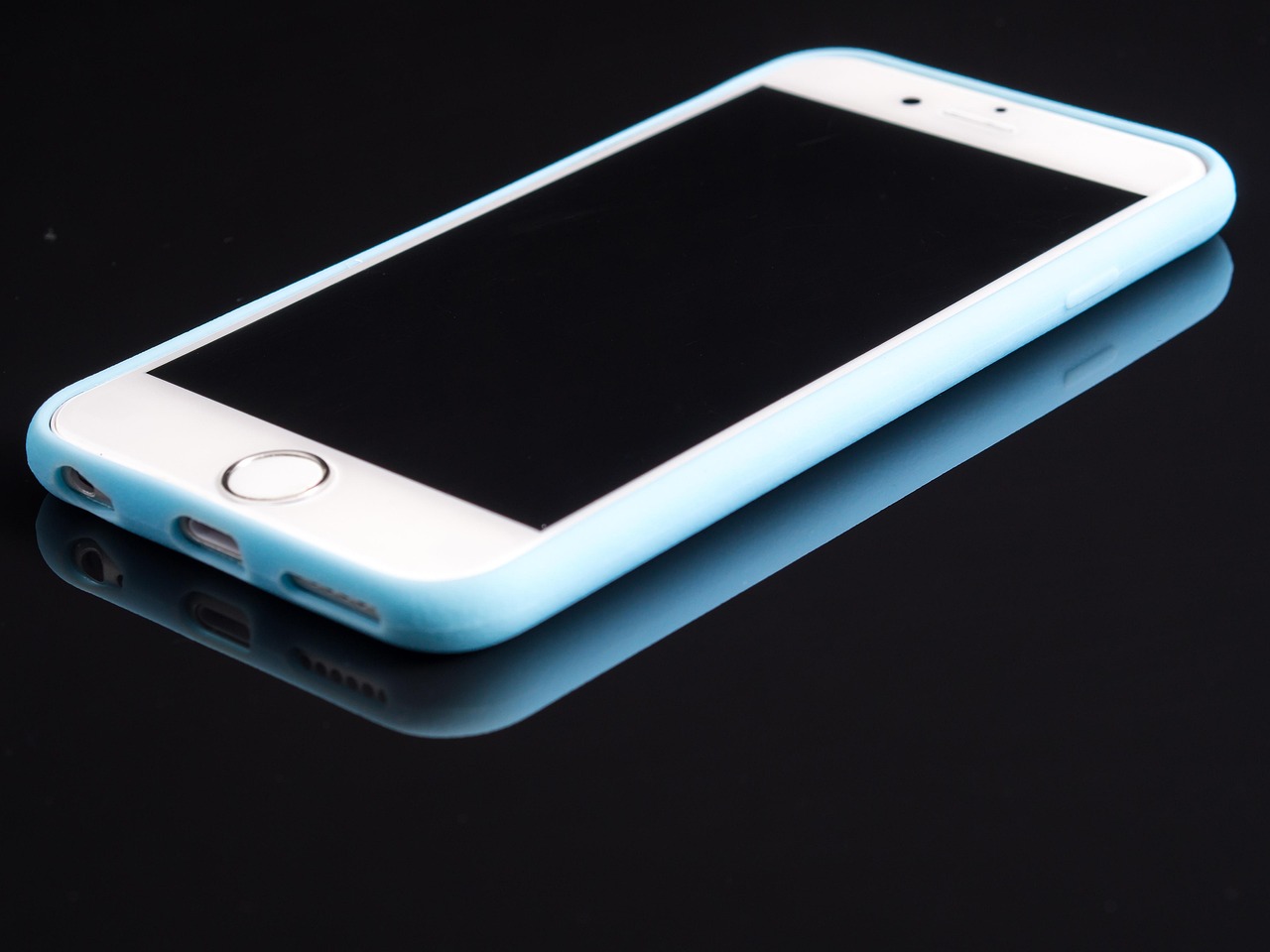 iPhone con gestos táctiles flotantes