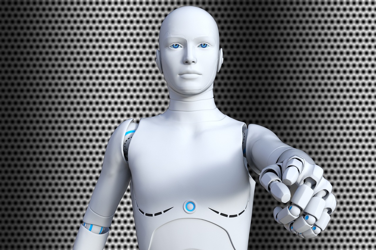 Ilustración conceptual de debate sobre inteligencia artificial y política