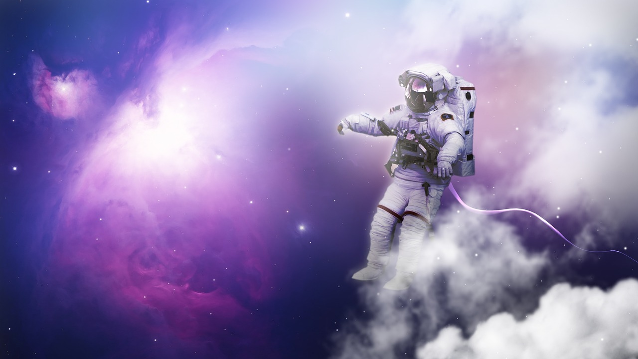 Astronautas de la NASA en los pasillos del Capitolio