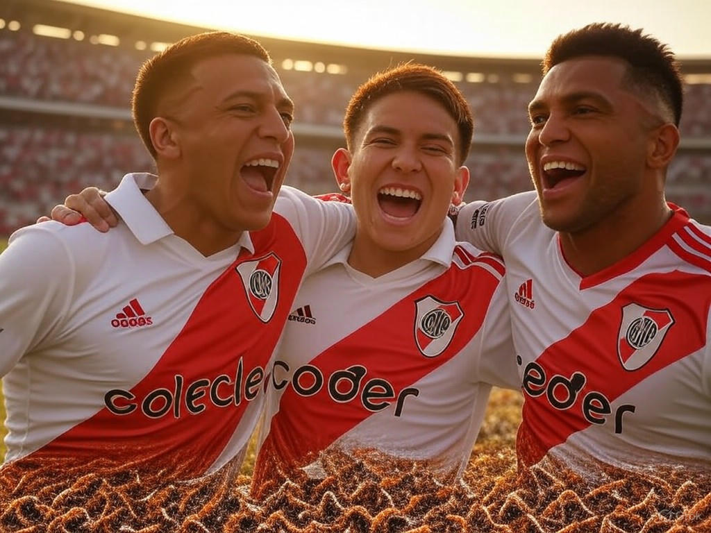 El tridente ofensivo de River brilla en la Libertadores