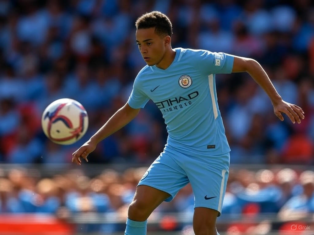 Echeverri debuta en el City: una promesa con futuro incierto