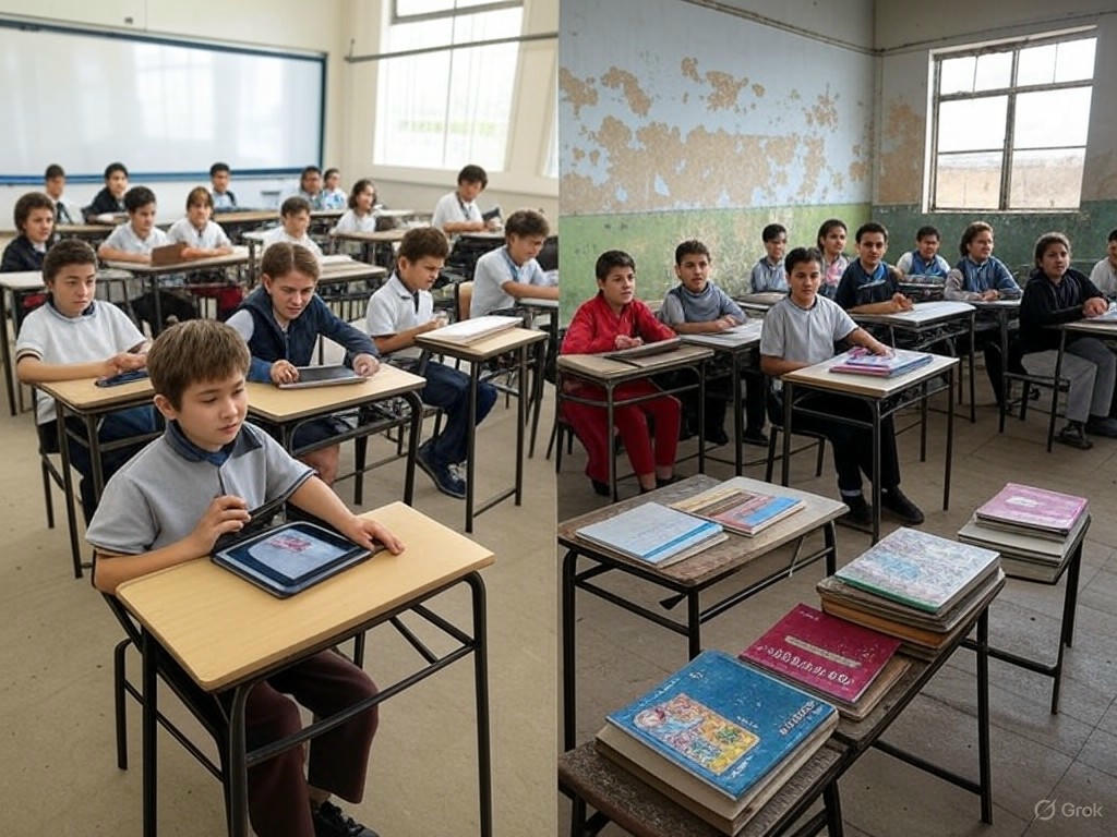 Aprender 2024: Desigualdad educativa en Argentina