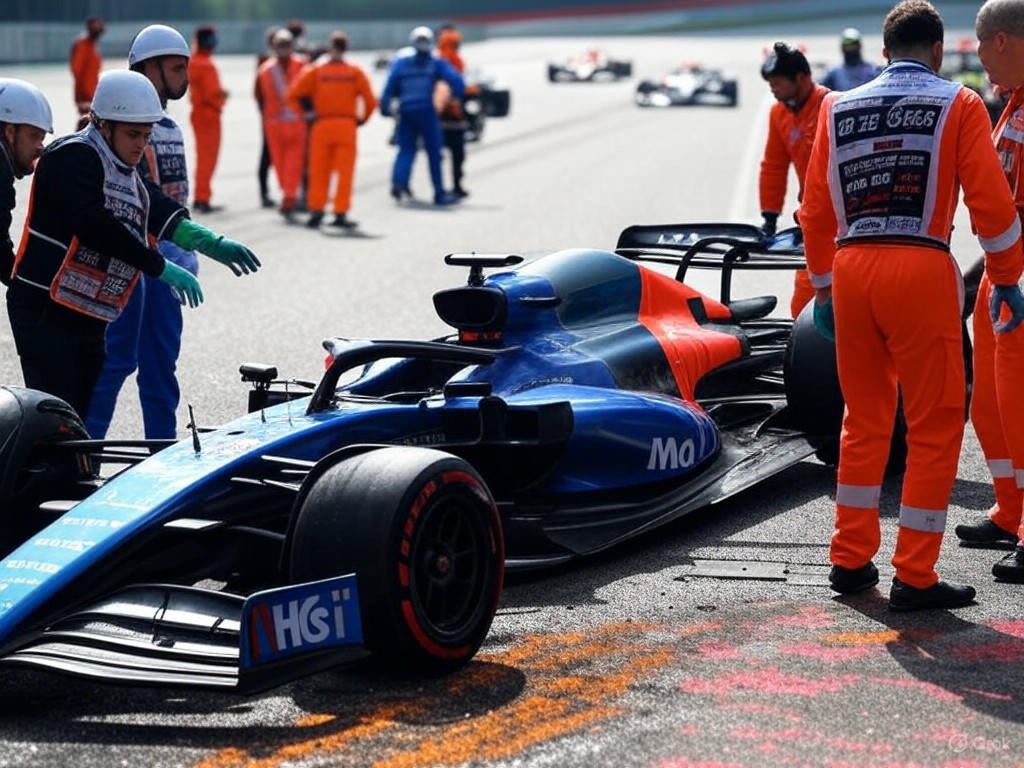 Tsunoda sufre espeluznante accidente en Imola