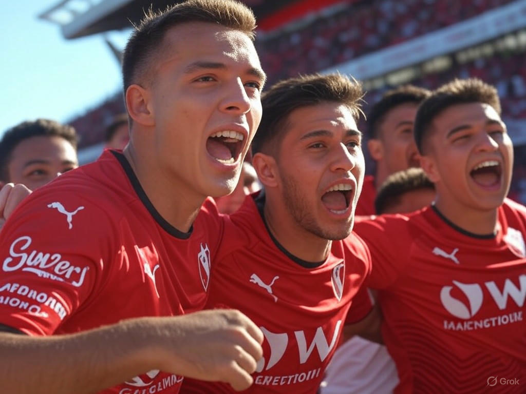 Independiente golea y lidera su grupo en la Sudamericana