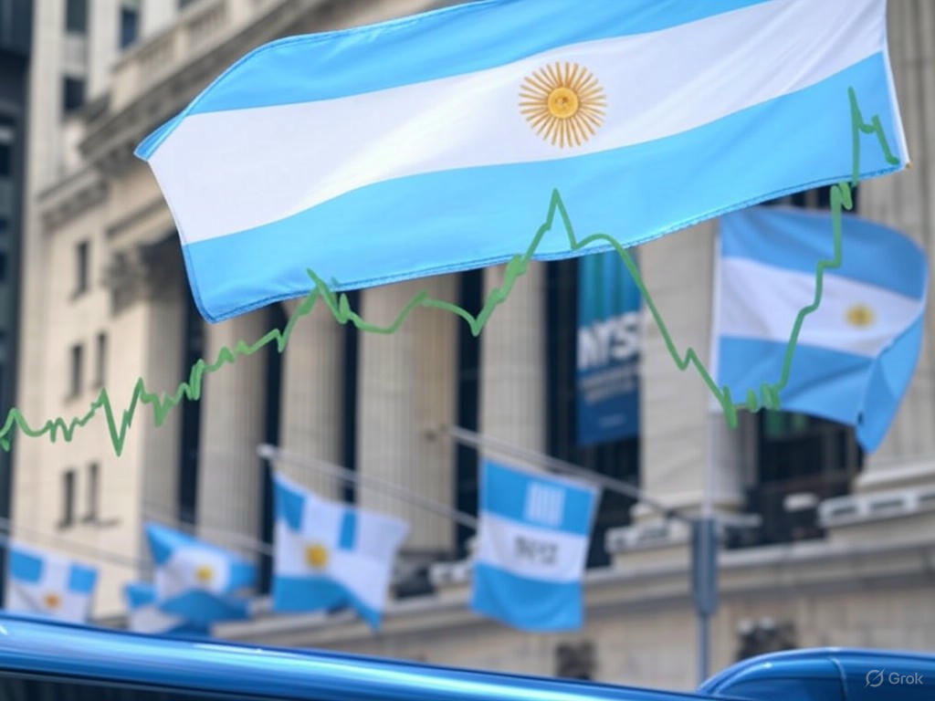 Acciones argentinas se disparan en Wall Street, impulsando el Merval