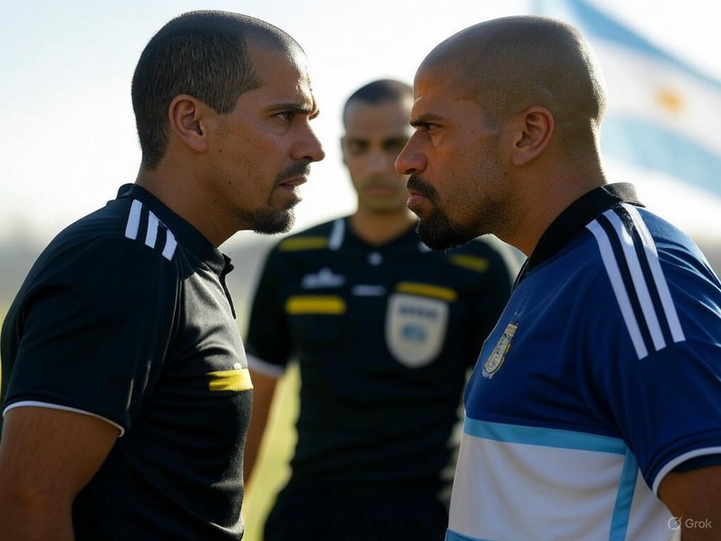 AFA vs Estudiantes: Toviggino ataca a Domínguez y Verón