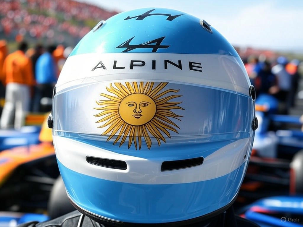 Colapinto en la F1: el casco que sorprende y la mirada crítica desde Australia