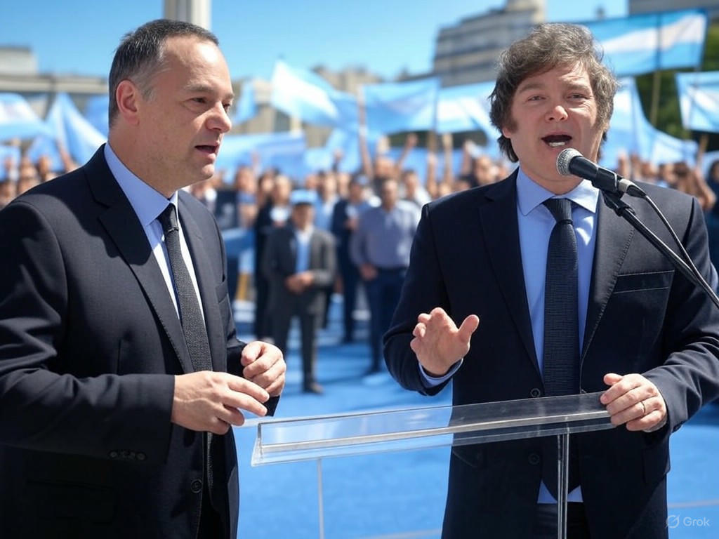 Milei y Adorni: cierre de campaña con foco en el corredor norte porteño