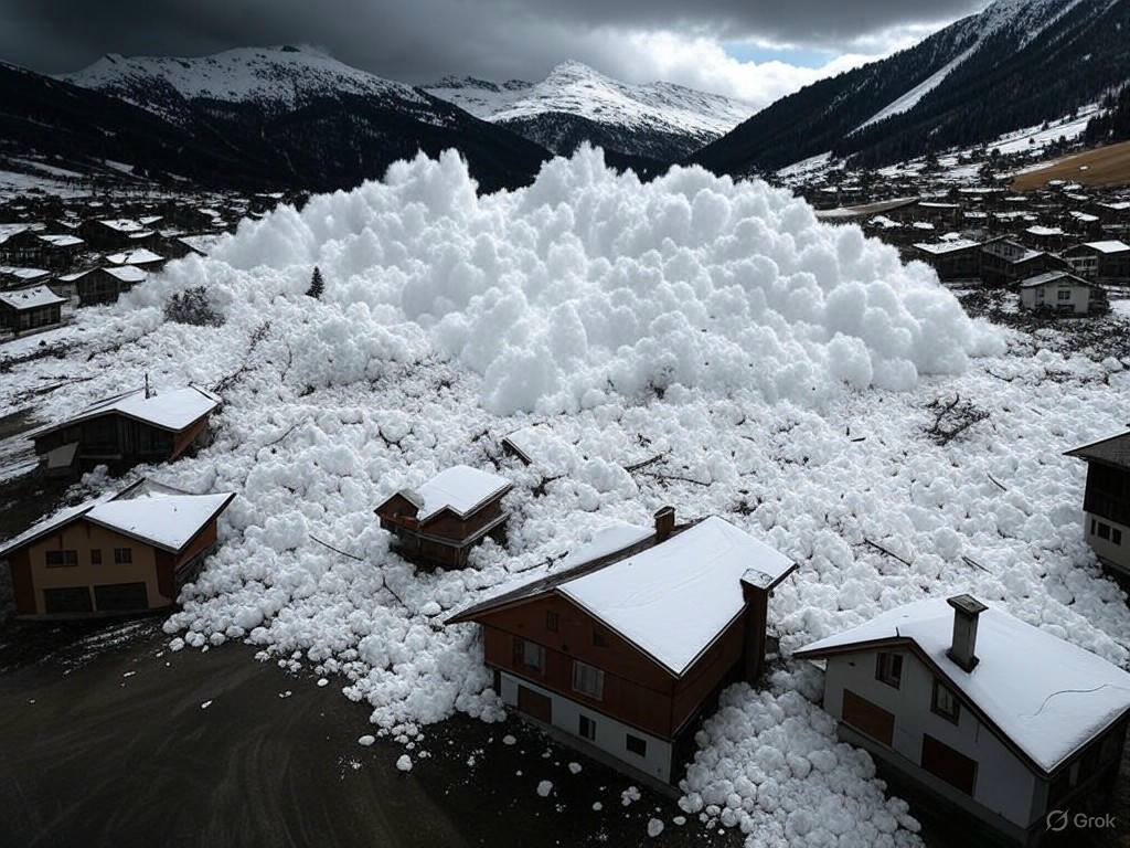Tragedia en los Alpes: Avalancha sepulta pueblo suizo, dejando cientos sin hogar