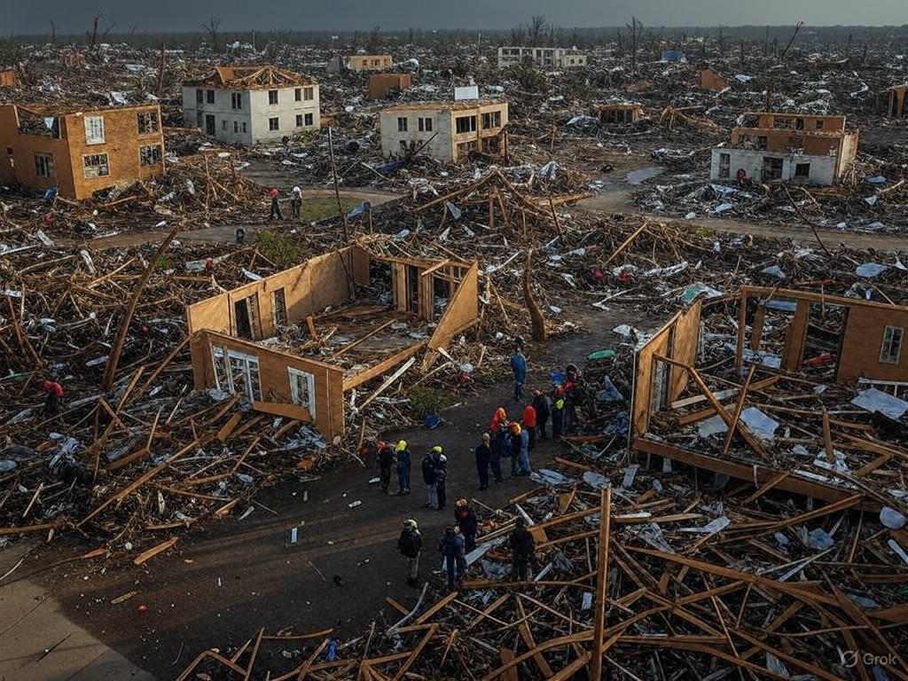 Devastadores tornados dejan más de 20 muertos en el sur de EE.UU.