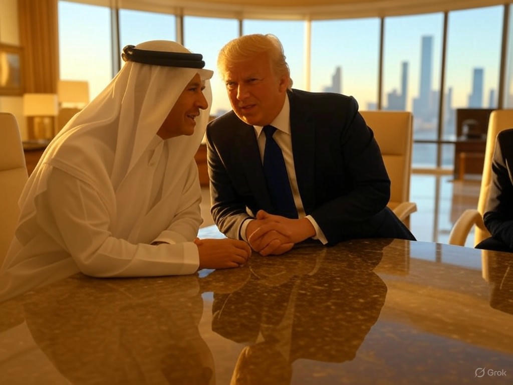 Trump en Medio Oriente: Negocios antes que diplomacia