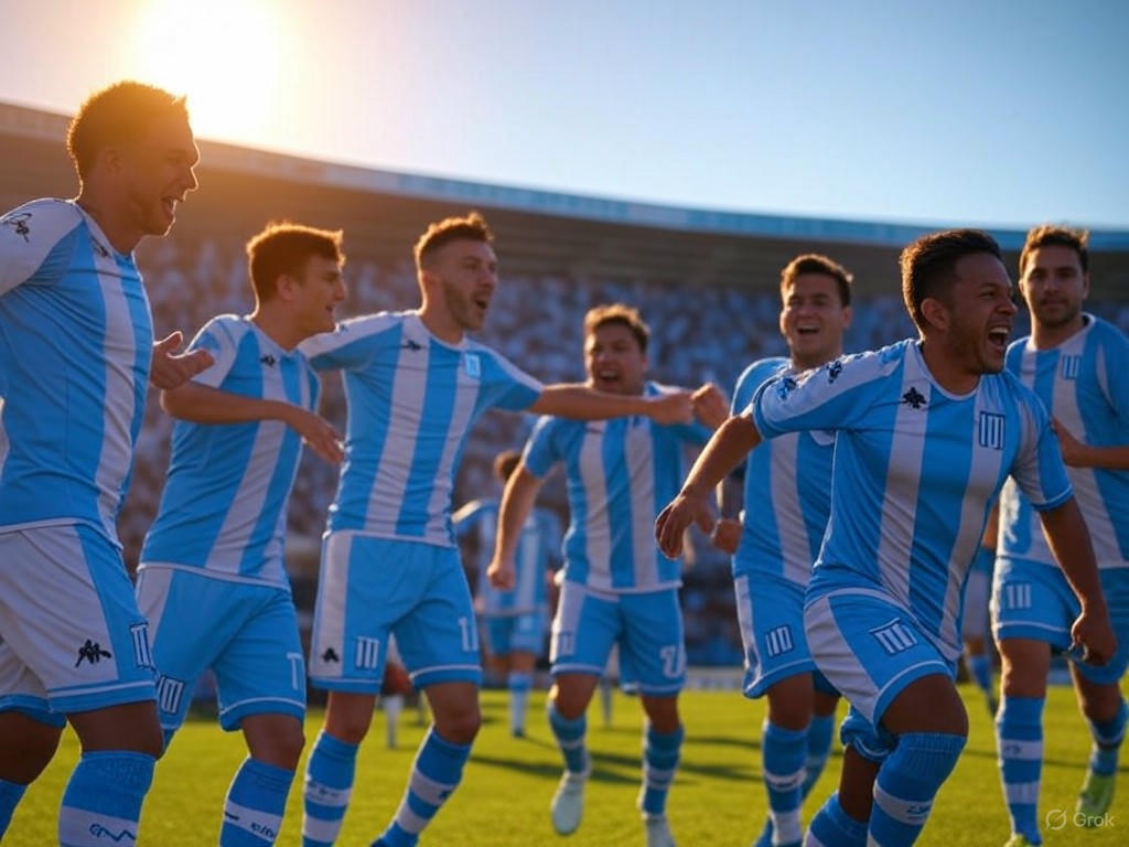 Racing Club: Goleada a Colo Colo y clasificación a octavos de final