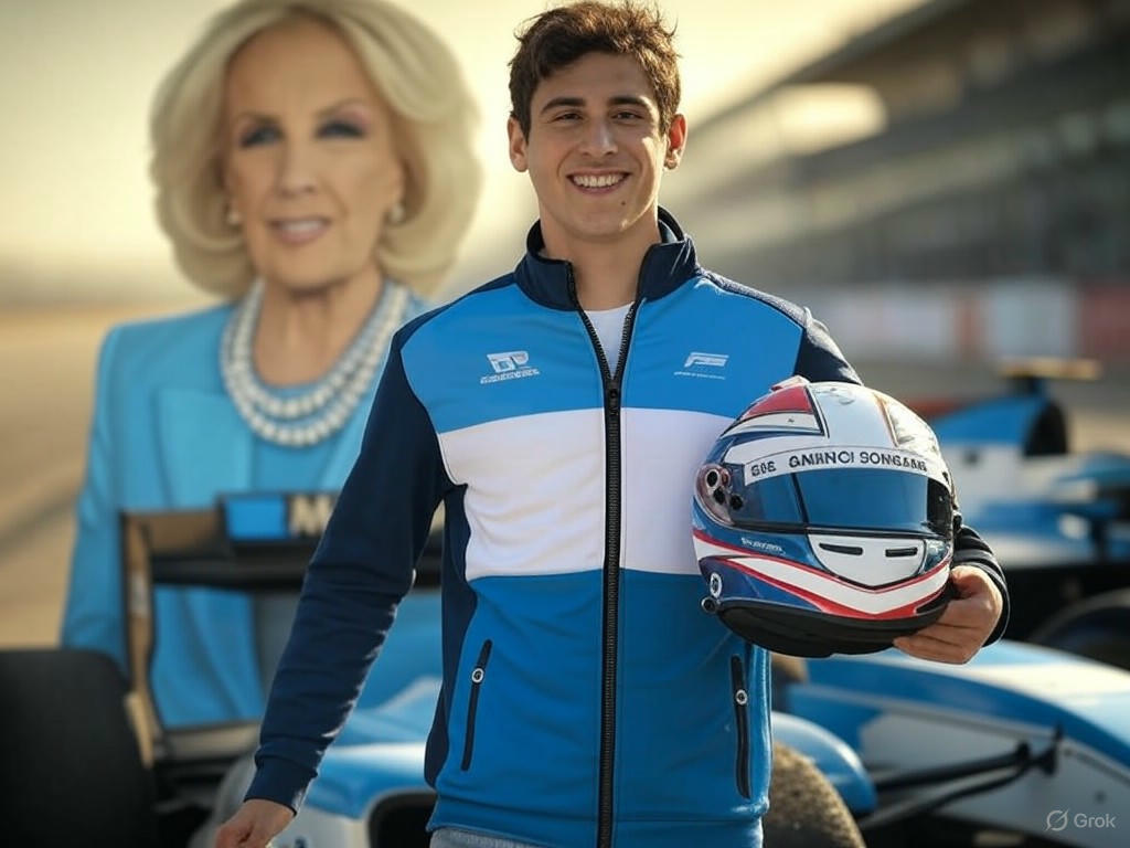 Colapinto: El joven piloto que cautiva a Mirtha Legrand y a la Fórmula 2
