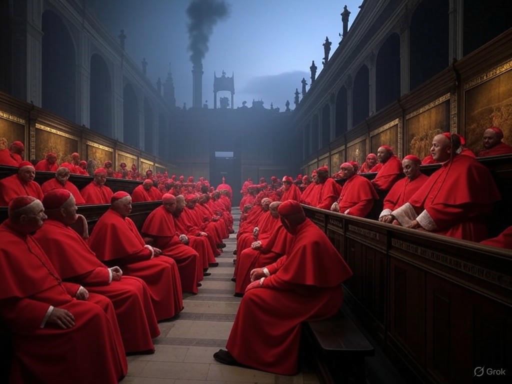 Cónclave papal: Fumata negra en la primera votación