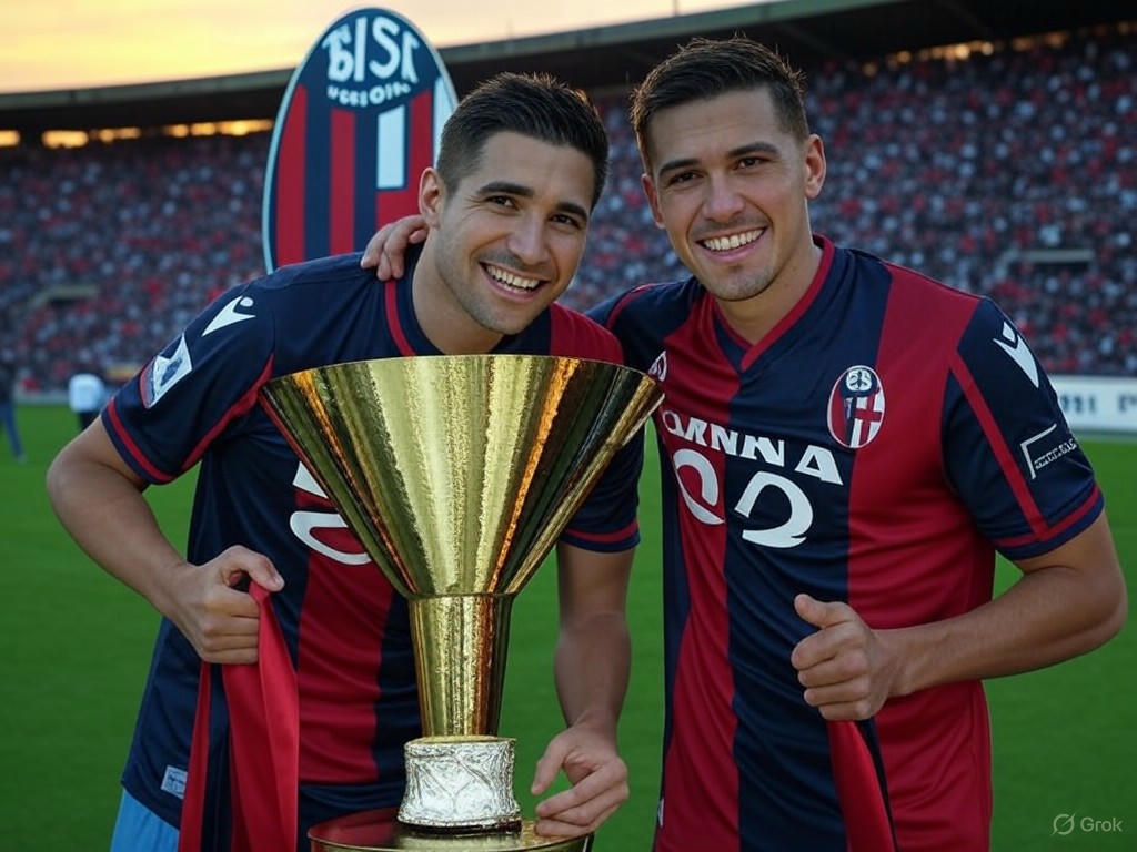 Bologna se corona campeón de la Copa Italia con argentinos en el equipo