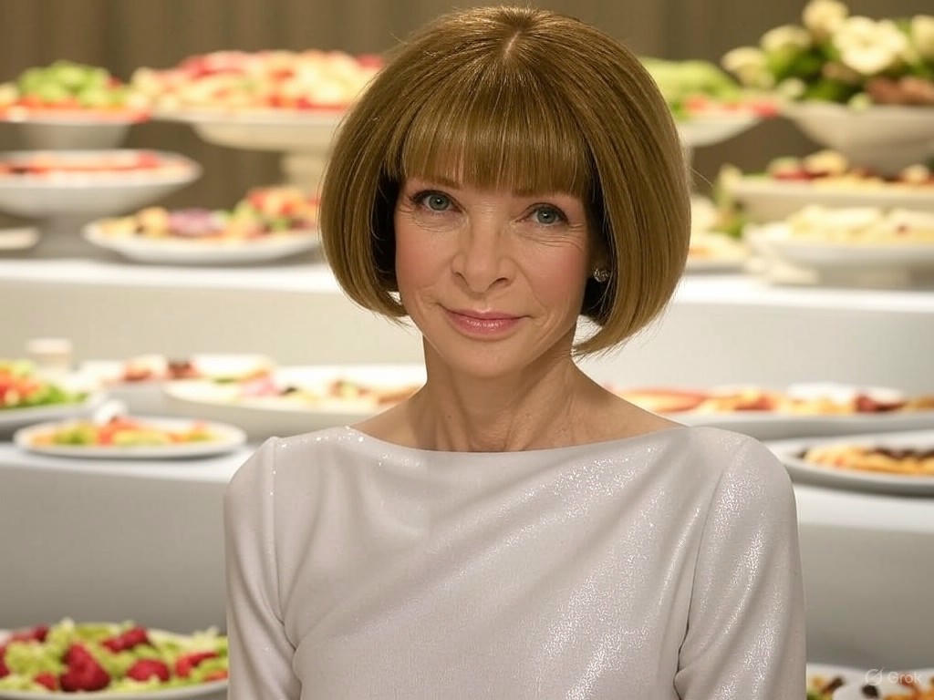 Wintour prohíbe alimentos en la Met Gala 2025: un triunfo de la disciplina