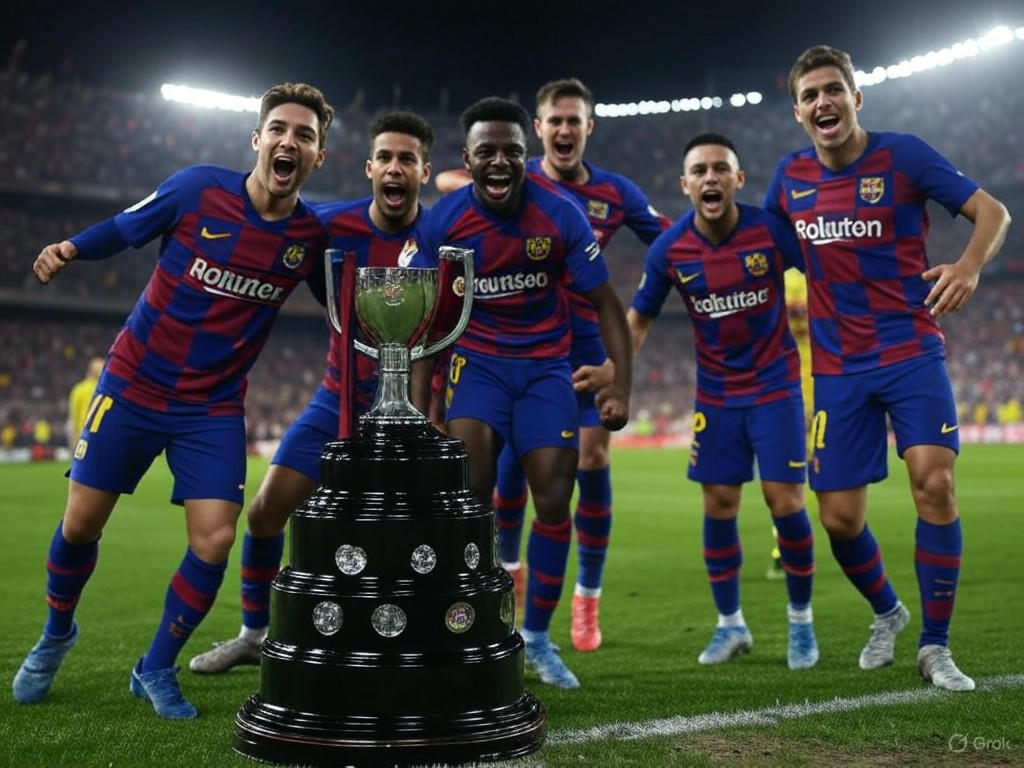 Barcelona se corona campeón de La Liga tras vencer al Espanyol