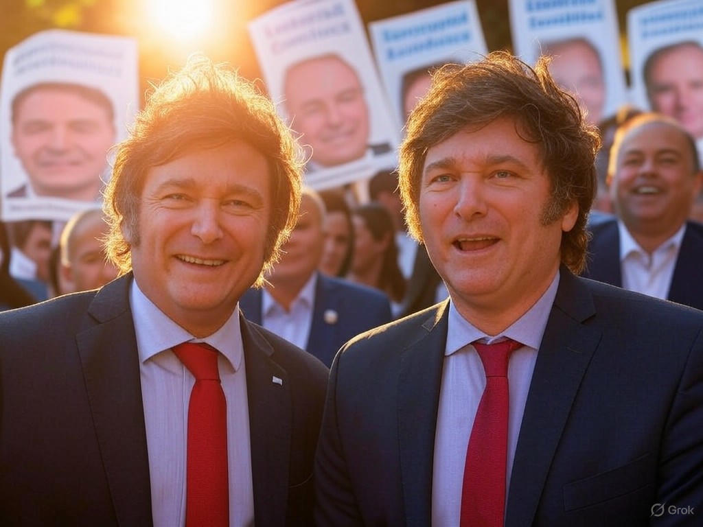 Milei intensifica campaña con Adorni: rechazo a 'Ficha Limpia'