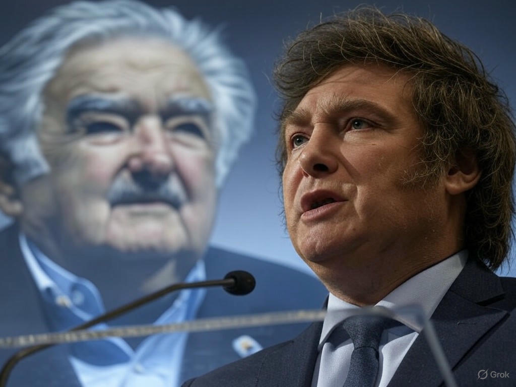 Milei critica a Mujica tras su fallecimiento