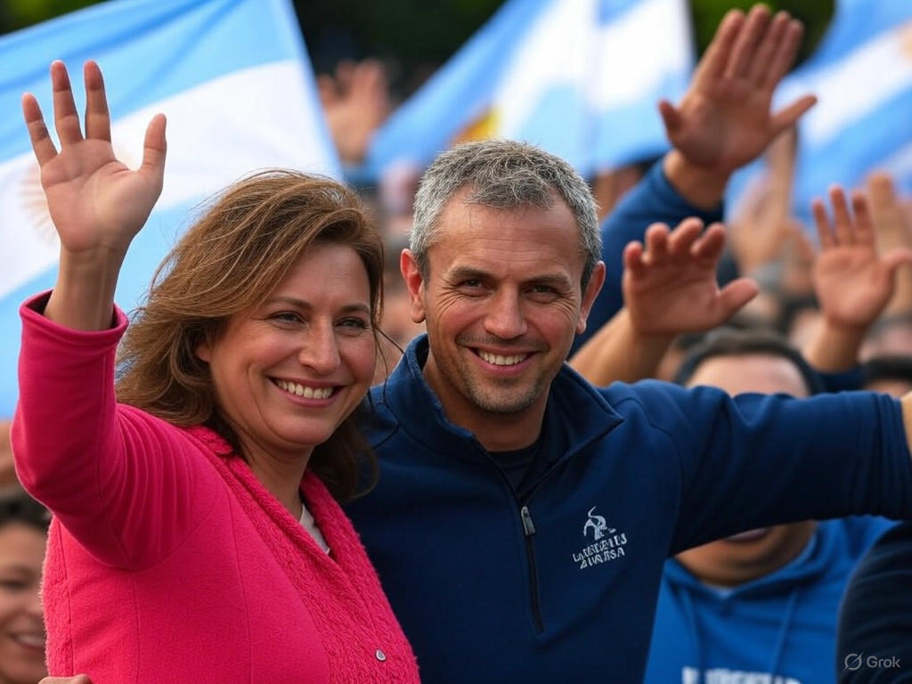 Karina Milei y Martín Menem en Misiones: Apoyo a candidatos libertarios