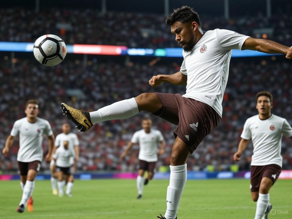 River Plate golea a Barracas Central con una espectacular tijera de Paulo Díaz