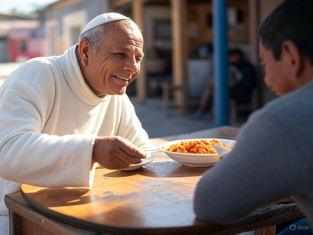 Viral: Papa León XIV y el concentrado peruano, una imagen que desata debate