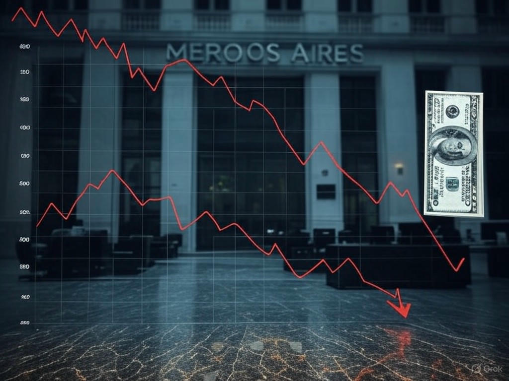 Dólar al alza, acciones argentinas en baja: un mal día en la Bolsa local