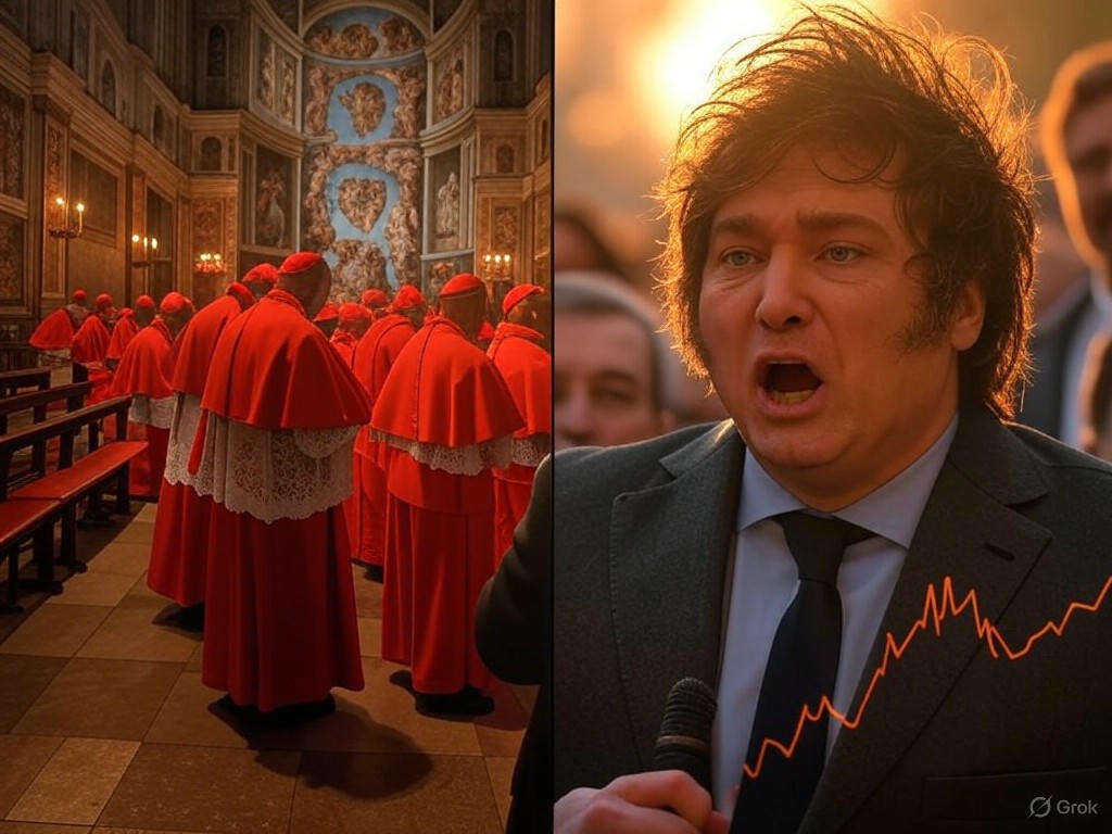 Cardenales buscan Papa que impulse paz, mientras Argentina prospera bajo Milei