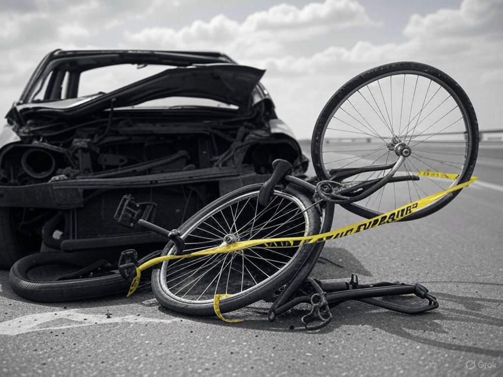 Ciclista muere tras accidente en Autovía 2: irresponsabilidad al volante