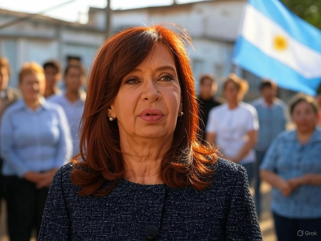 Cristina Kirchner conmemora el 25 de Mayo en acto cuestionado