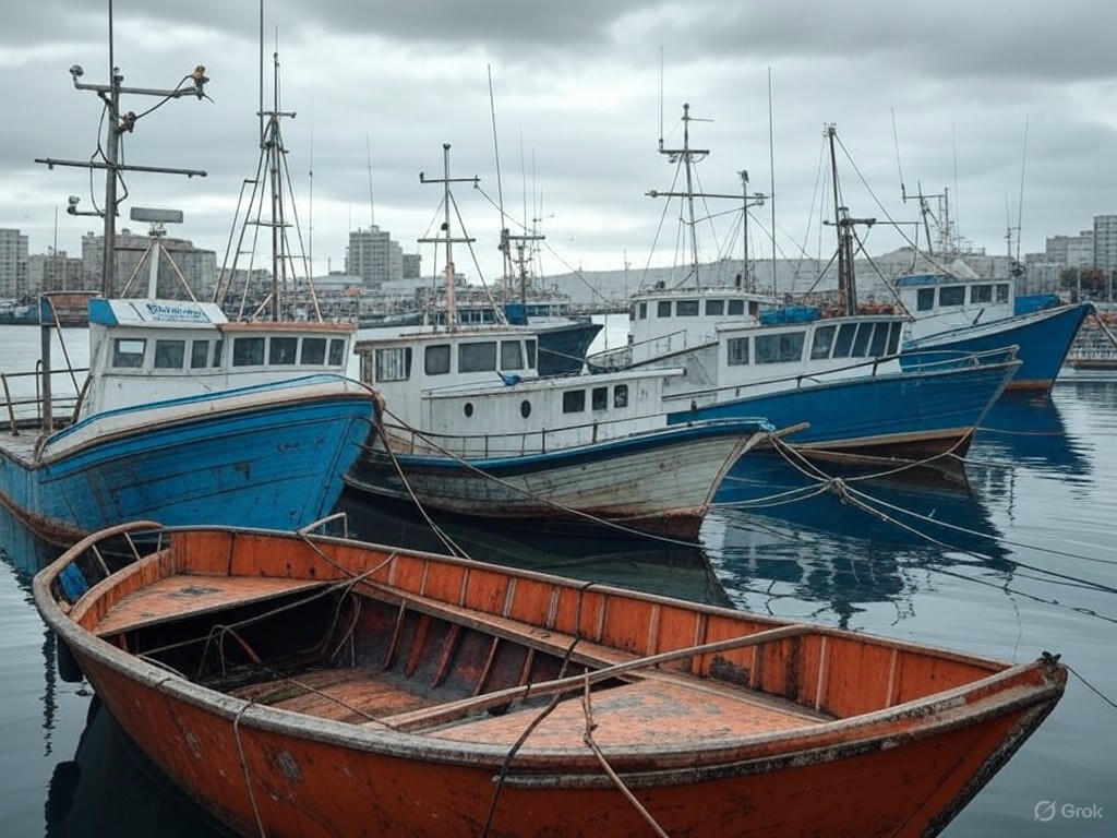 Paro en la pesca de Chubut: pérdidas millonarias y un conflicto que se agrava