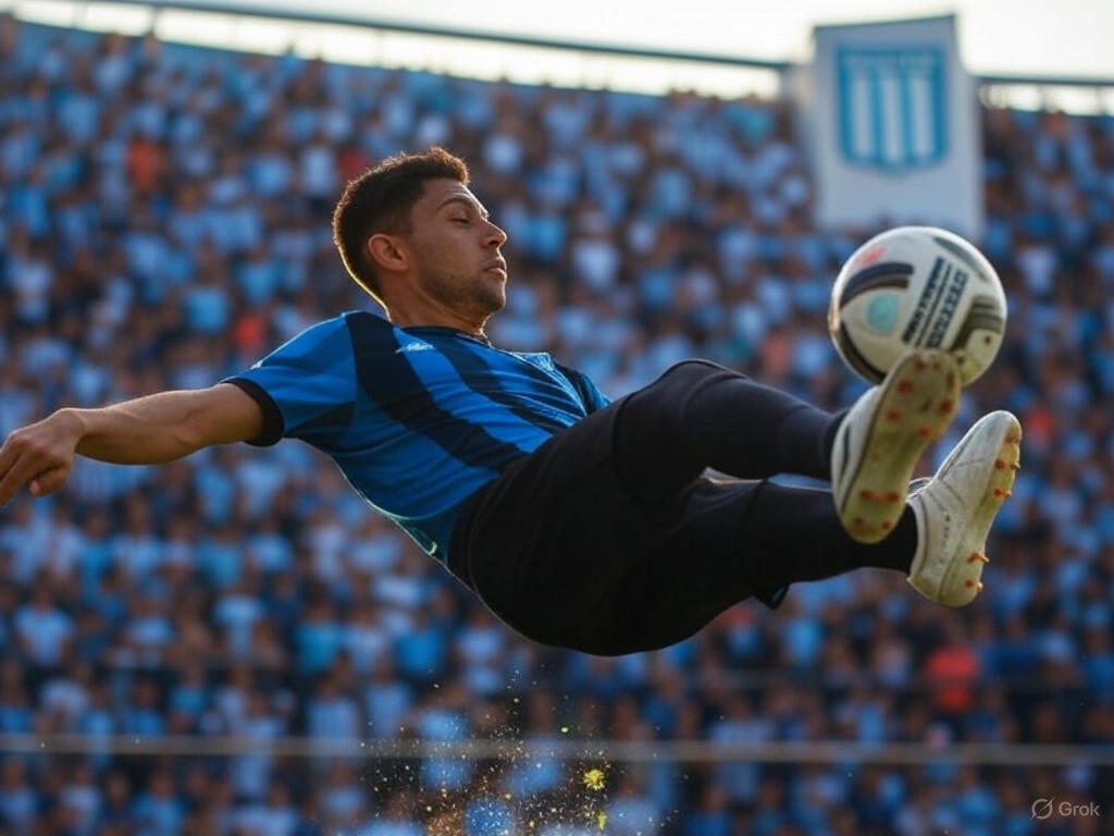 Maravilla Martínez: Racing a la cima de la Libertadores con golazo de chilena