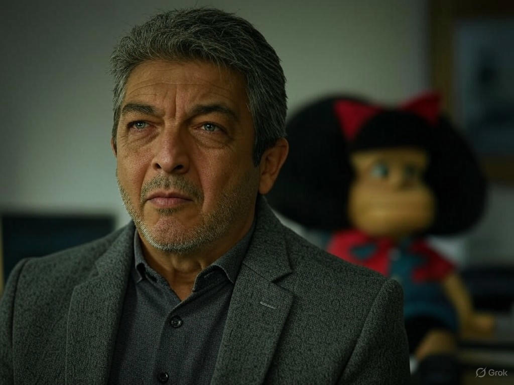 Darín y el meme de Mafalda: La inesperada reacción del actor