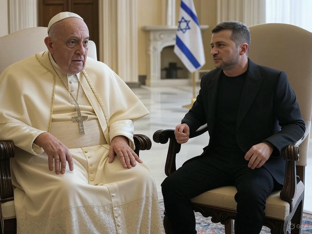 Papa León XIV: Preocupación por el hambre en Gaza y encuentro con Zelensky