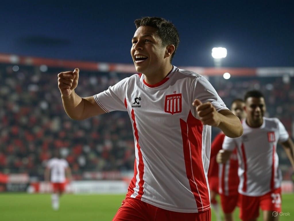 Estudiantes deslumbra en la Libertadores: Goleada al U. de Chile