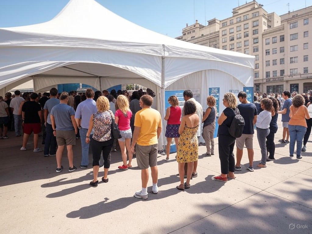 Posta de Vacunación en Plaza 25 de Mayo: Últimos Días