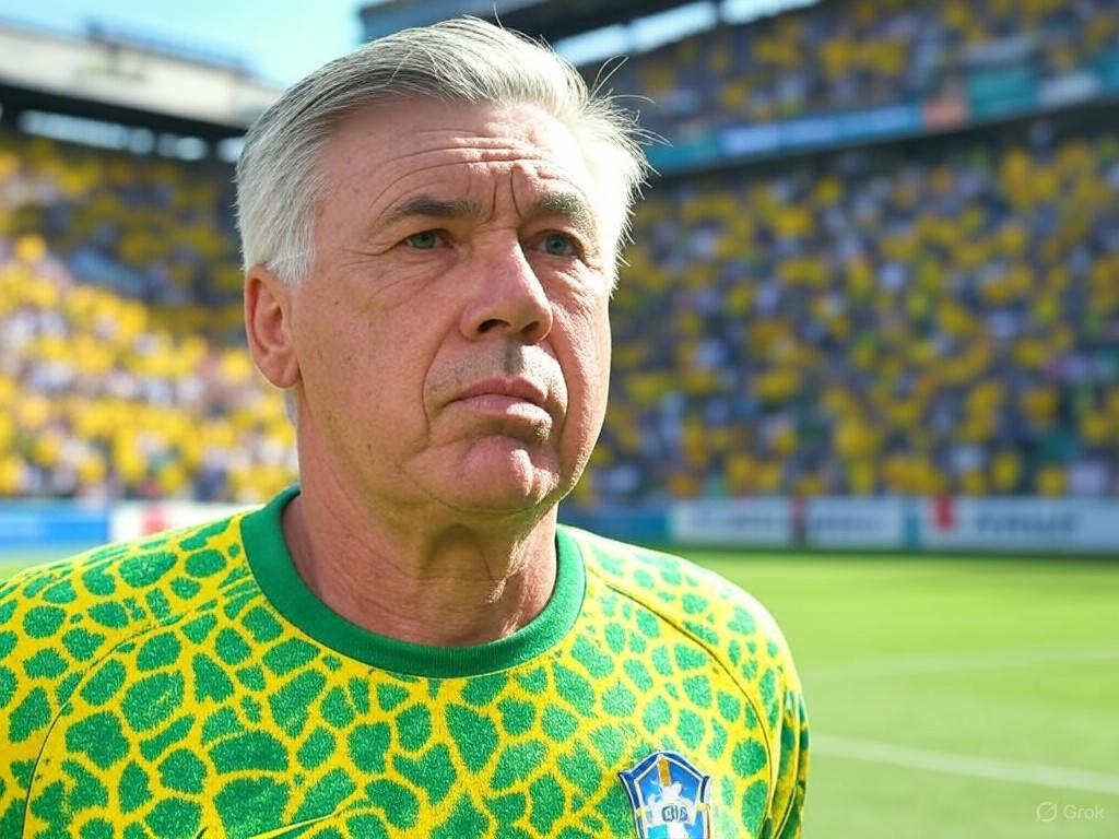 Ancelotti, el nuevo timonel de la Verdeamarela: un desafío para la leyenda italiana