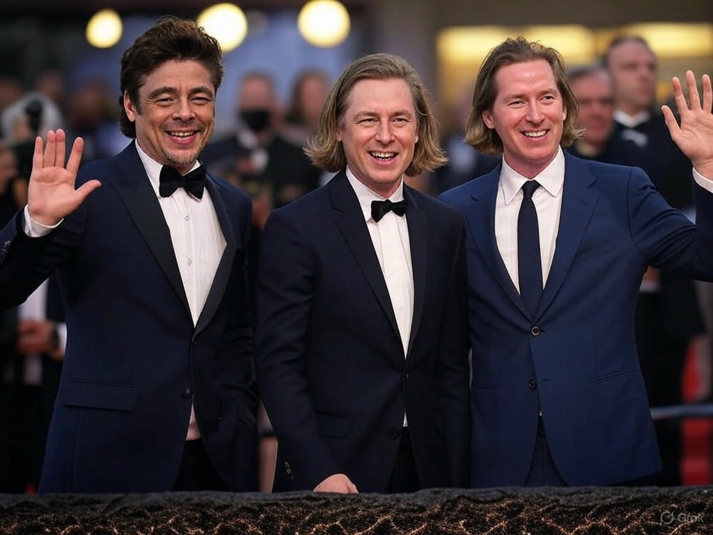 Anderson, Del Toro y la hija de Winslet brillan en Cannes