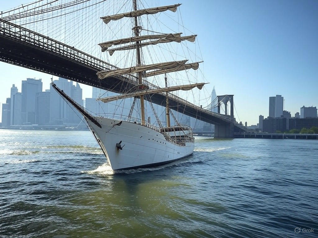 Buque mexicano choca contra el Puente de Brooklyn: ¿Negligencia o falta de control?