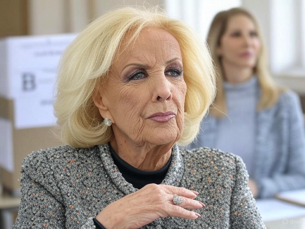 Mirtha Legrand ausente: Valdés y Alfano votan en elecciones legislativas 2025