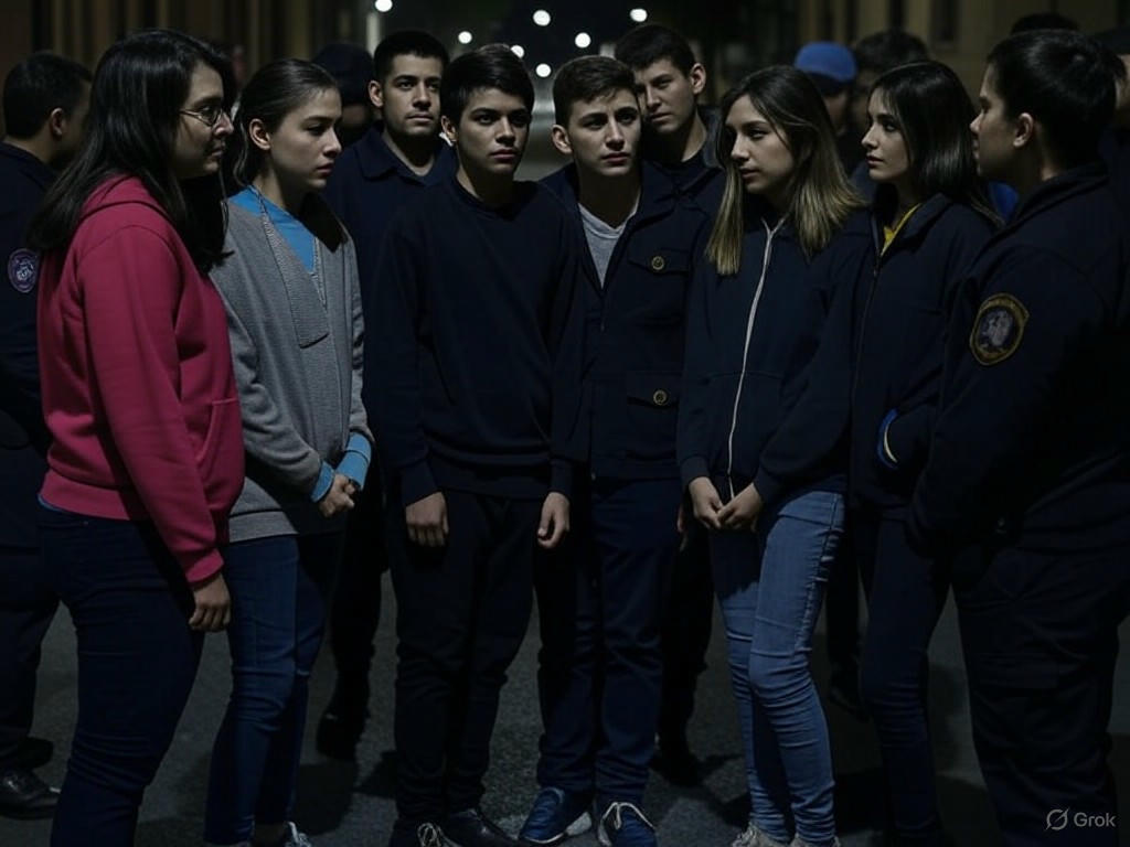 Jóvenes de Evolución demorados: ¿Intimidación política o acción policial?