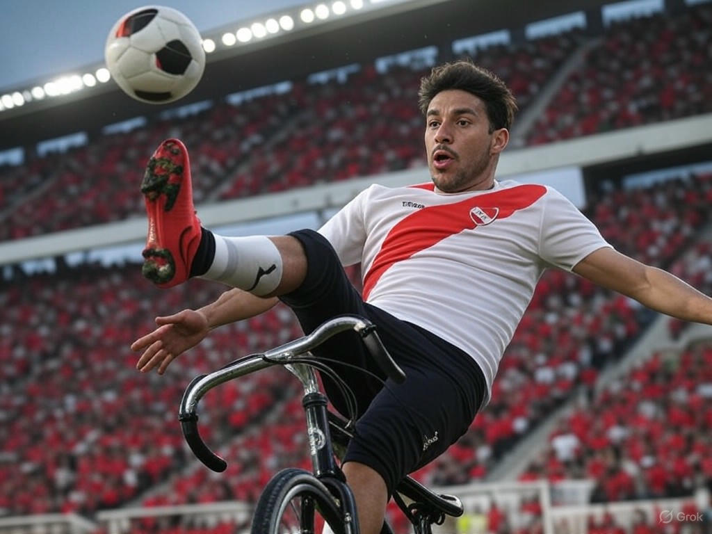 Montiel deslumbra con golazo de chilena en triunfo de Independiente