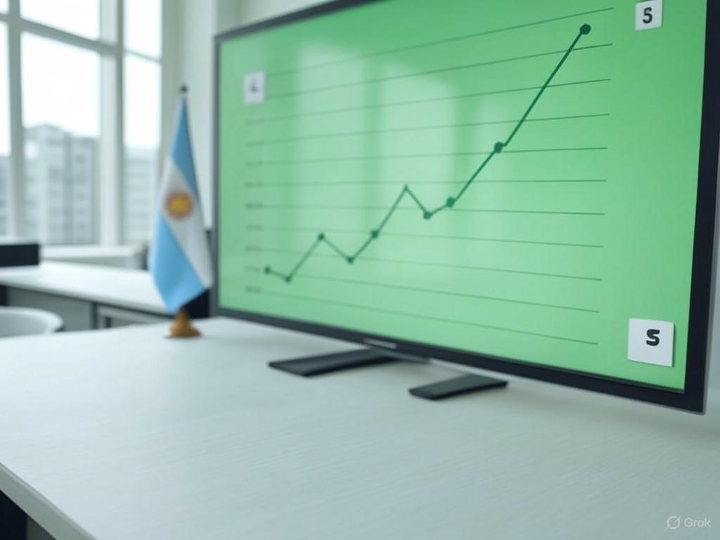 Acciones argentinas suben tras dato de inflación: ¿El inicio de una recuperación?