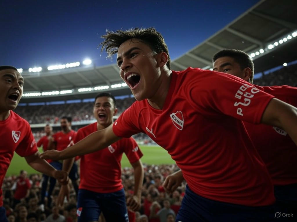 Independiente golea en Uruguay y se acerca a octavos de la Sudamericana