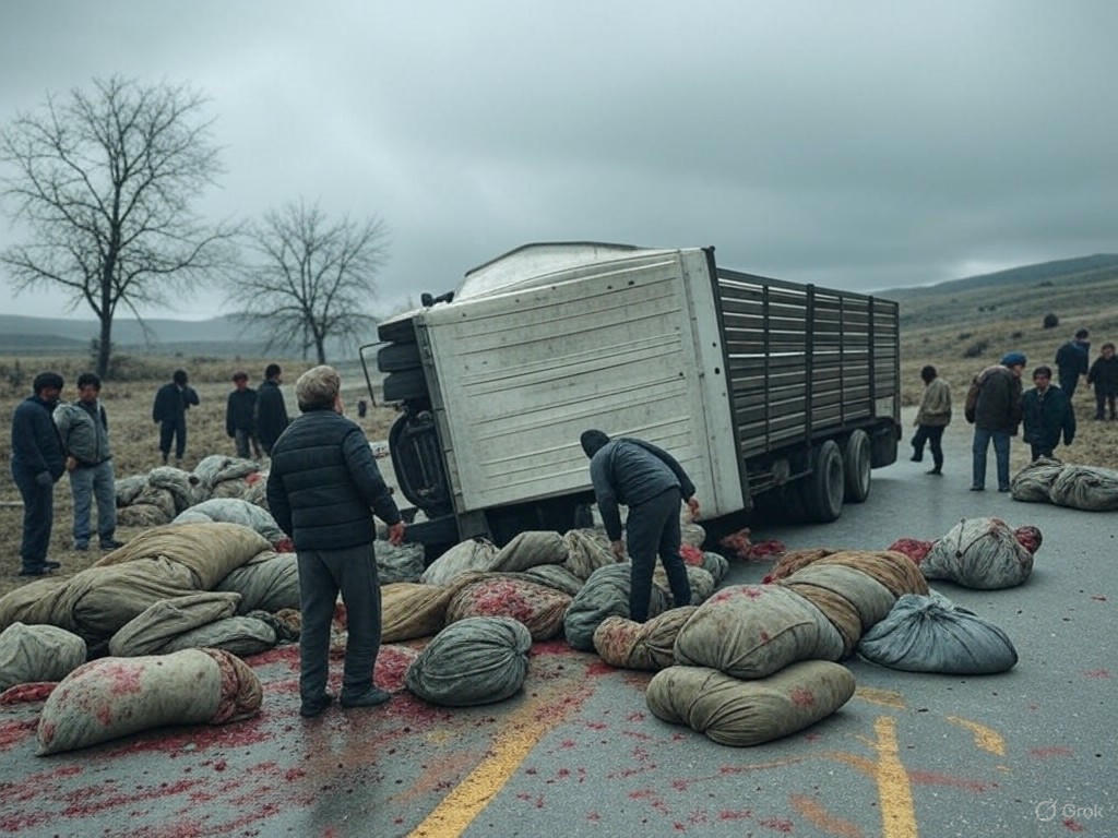 Tragedia en la ruta: Saqueo tras accidente fatal de camionero