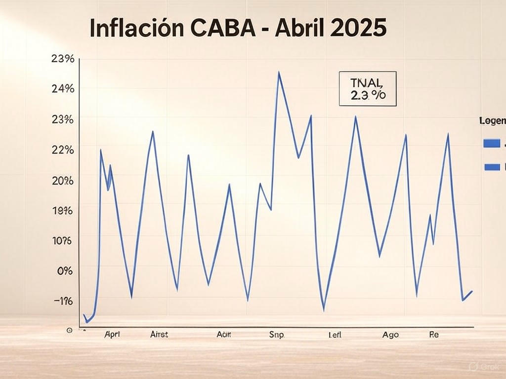 Inflación en CABA: 2,3% en abril, señales de desaceleración