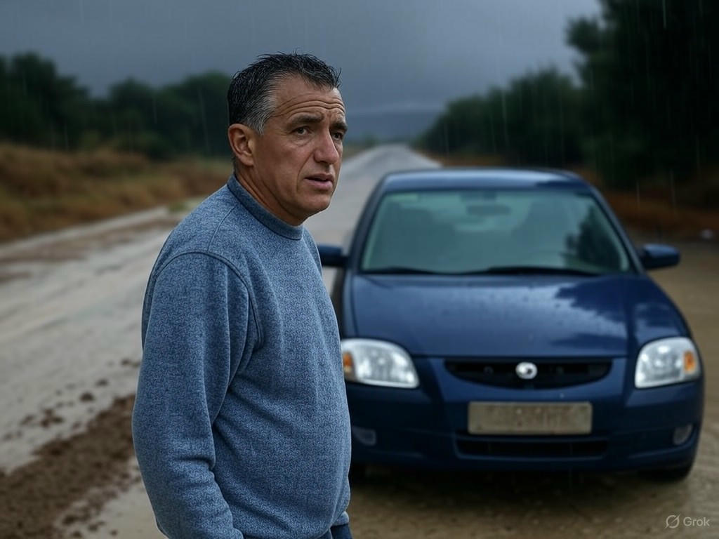 Actor Mauro Francisco varado por temporal en Ruta 41