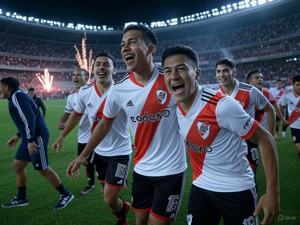 River Plate golea a Independiente del Valle en el Monumental